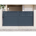 X-Metal Portails en aluminium Aluminium Anthracite
