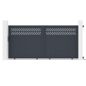 X-Metal Portails en aluminium Aluminium Anthracite
