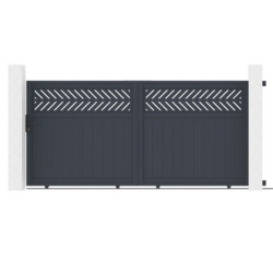 X-Metal Portails en aluminium Aluminium Anthracite
