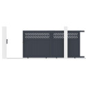 X-Metal Portails en aluminium Aluminium Anthracite
