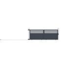 X-Metal Portails en aluminium Aluminium Anthracite