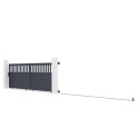 X-Metal Portails en aluminium Aluminium Anthracite