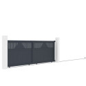 X-Metal Portails en aluminium Aluminium Anthracite