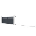 X-Metal Portails en aluminium Aluminium Anthracite
