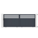 X-Metal Portails en aluminium Aluminium Anthracite