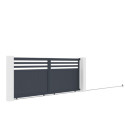 X-Metal Portails en aluminium Aluminium Anthracite