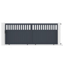 X-Metal Portails en aluminium Aluminium Anthracite