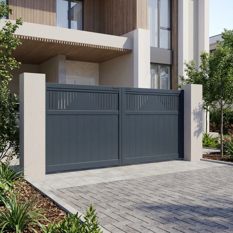 X-Metal Portails en aluminium Aluminium Anthracite