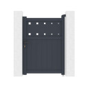 X-Metal Portillons en aluminium Aluminium Anthracite