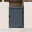 X-Metal Portillons en aluminium Aluminium Anthracite