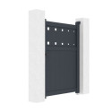 X-Metal Portillons en aluminium Aluminium Anthracite