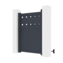 X-Metal Portillons en aluminium Aluminium Anthracite