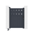 X-Metal Portillons en aluminium Aluminium Anthracite