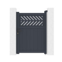 X-Metal Portillons en aluminium Aluminium Anthracite
