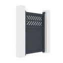 X-Metal Portillons en aluminium Aluminium Anthracite