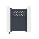 X-Metal Portillons en aluminium Aluminium Anthracite