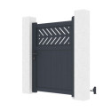 X-Metal Portillons en aluminium Aluminium Anthracite