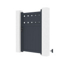 X-Metal Portillons en aluminium Aluminium Anthracite