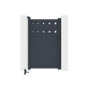 X-Metal Portillons en aluminium Aluminium Anthracite