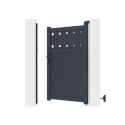 X-Metal Portillons en aluminium Aluminium Anthracite