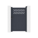 X-Metal Portillons en aluminium Aluminium Anthracite
