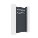 X-Metal Portillons en aluminium Aluminium Anthracite