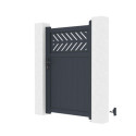X-Metal Portillons en aluminium Aluminium Anthracite