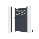 X-Metal Portillons en aluminium Aluminium Anthracite