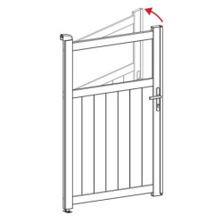 X-Metal Kits de modification d'ouverture Aluminium Anthracite