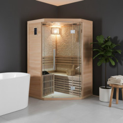 SNÖ Sauna traditionnel Marron