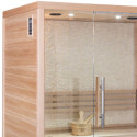 SNÖ Sauna traditionnel Marron