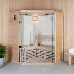 SNÖ Sauna traditionnel Marron