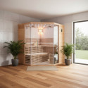 SNÖ Sauna traditionnel Marron