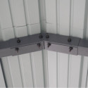 X-Metal Carport Acier Gris 13.75m²