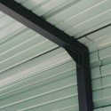 X-Metal Carport Acier Gris 38m²