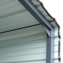 X-Metal Carport Acier Gris 47m²