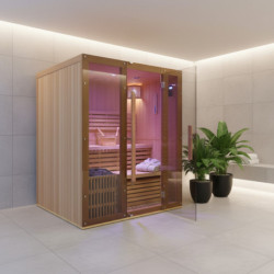 SNÖ Sauna traditionnel Marron
