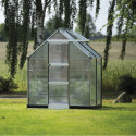Halls Serre de jardin en polycarbonate Gris 2.5m²