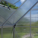 Halls Serre de jardin en polycarbonate Gris 2.5m²
