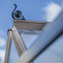 Halls Serre de jardin en polycarbonate Gris 2.5m²