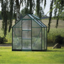 Halls Serre de jardin en polycarbonate Vert 2.5m²