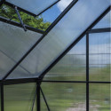 Halls Serre de jardin en polycarbonate Noir 2.5m²