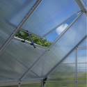 Halls Serre de jardin en polycarbonate Gris 3.7m²
