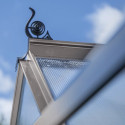 Halls Serre de jardin en polycarbonate Gris 3.7m²