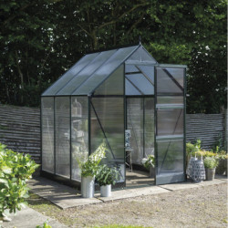 Halls Serre de jardin en polycarbonate Vert 3.7m²