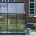 Halls Serre de jardin en polycarbonate Noir 3.7m²