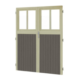 Karibu Porte additionnelle Gris