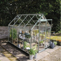 Halls Serre de jardin en verre Gris 4.9m²