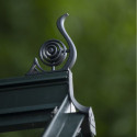 Halls Serre de jardin en verre Vert 4.9m²