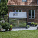 Halls Serre de jardin en polycarbonate Noir 4.9m²